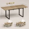 HOMCOM Esstisch ausziehbar 140/180 x 80 cm Esszimmertisch Produktbild-Vorschau 3