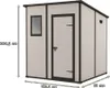 Plastový zahradní domek na nářadí Keter Manor Pent 6x4 - Náhled obrázku produktu 9