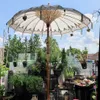 Bali Sonnenschirm Balinesischer Garten Schirm Baumwolle Produktbild-Vorschau 2