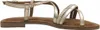 Lazamani Zoe Damen Ledersandalen Gold Größe 40 Produktbild-Vorschau 5