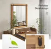 COSTWAY miroir rectangulaire avec cadre en bois, 77 x 100 Voir les images du produit 5