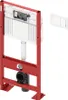 A toilet cistern and frame assembly with a flush plate. Podgląd zdjęcia produktu