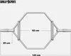 GORILLA SPORTS® Trap Bar - Olympia 50 mm, bis 270 kg Produktbild-Vorschau 3