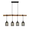 Lindby Hängeleuchte Elrond, 116 cm, schwarz, 4-flammig, Produktbild-Vorschau 1