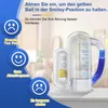 Lungentrainer, 5000ML Atemtrainer mit Kugelflussanzeige und Produktbild-Vorschau 6