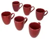 Mäser 6x Natural Kaffeebecher 270ml rot Steingut 6 Pers Produktbild-Vorschau 2