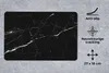 MuchoWow® Mauspad Mousepad Marmor - Schwarz - Marmoroptik - Produktbild-Vorschau 2