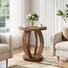 Tribesigns Table d'appoint, table d'appoint ronde avec Voir les images du produit 4