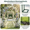 Arche de support pour rosiers en métal, stable avec base Voir les images du produit 9