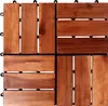 Holzfliese Akazienholz  30x30 cm Fliese Stecksystem Produktbild-Vorschau 1
