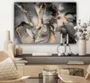 MuchoWow® - Leinwandbilder - Grau - Luxus - Gold - Marmor, Produktbild-Vorschau 7