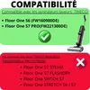 A graphic showing compatibility information for Tineco vacuum cleaners, with a vacuum cleaner illustration. Produktbild-Vorschau