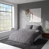 3-tlg Premium Damast Bettwäsche 200x200 + 80x80 cm mit YKK Produktbild-Vorschau 4