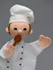 Maňásek na ruku kuchař, 26 cm Náhled obrázku produktu 3