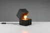 Lampada da tavolo Treasure nera 1xE14x10W in legno, Anteprima dell’immagine prodotto 3