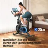 Leises Heimtrainer Fahrrad LED-Monitor, Bluetooth & App, Produktbild-Vorschau 3