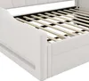 Tapicerowane łóżko dzienne 140 x 200 cm z paskiem LED i Podgląd zdjęcia produktu 8