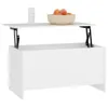 vidaXL Couchtisch Weiß 102x55,5x52,5 cm Holzwerkstoff Produktbild-Vorschau 8