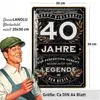 Blechschild Schild 40 Geburtstag - Schild 40 JAHRE LEGENDE Produktbild-Vorschau 3