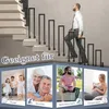 A man climbing stairs with a handrail, with smaller images below showing children, an elderly couple, a disabled person, and a pregnant woman. Náhľad obrázku produktu