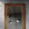 90x130 Rechteckig Rustikale Wandspiegel mit Rahmen Produktbild-Vorschau 4