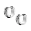 Ohrringen   Kreisförmig Fossil Silber   Kollektion Harlow - Produktbild-Vorschau 5