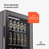 Klarstein Kühlschrank mit Glastür, Leiser Produktbild-Vorschau 5