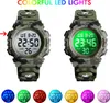 Alienwork Seven-color LED Digital Kinderuhr Jungen Mädchen Produktbild-Vorschau 2