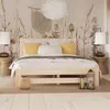 Holzbett 120x200 cm mit Lattenrost Modern Bett Bed Kiefer Produktbild-Vorschau 3