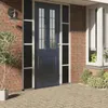 Statische, matzwarte raamfolie, 45x1000 cm, PVC Productafbeelding-voorbeeld 1