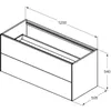 IDEAL STANDARD T3945Y4 WT-Unterschrank Conca, 2 Auszüge, Produktbild-Vorschau 2