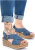 Rieker Damen Sandalen Plateau Keilabsatz 68184, Größe:38 Produktbild-Vorschau 37