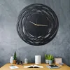 Opviq, WATCH-043, Nástenné hodiny, čierna, kov, 70 x 70 cm Náhľad obrázku produktu 1