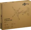 The image shows the cardboard packaging of a Goobay TV wall mount. Voir les images du produit