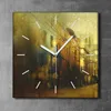 Coloray Uhr auf Leinwand 30x30 cm Wand Uhr Dekoration Produktbild-Vorschau 2