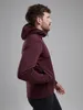 Fury Lite Hoodie von Montane in burgunderrot; seitliche Ansicht eines Mannes; der die Jacke trägt. Produktbild-Vorschau