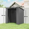 Outsunny Zeltgarage 1,9x1,2 m Wasserdicht Garagenzelt mit Produktbild-Vorschau 3