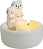 STILVORA Kerzenständer, Niedliche Katzen Kerzenhalter, Produktbild-Vorschau 1