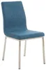 2er Set Esszimmerstühle Colmar Stoff blau Produktbild-Vorschau 2
