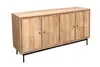 SIT Möbel Sideboard | 4 Türen | Mango natur, Metallgestell Produktbild-Vorschau 3