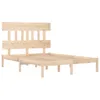 vidaXL Massivholzbett 200x200 cm -  Betten & Bettgestelle Produktbild-Vorschau 5