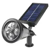 Záhradný LED solárny reflektor 2W studený IP44 súmrakový Náhľad obrázku produktu 6