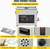 A collage of images showing a stainless steel ultrasonic cleaner and its features. Náhľad obrázku produktu