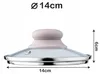 KADAX Pokrywa Pokrywka Żaroodporna Szkło Na Garnek 14cm Podgląd zdjęcia produktu 3