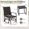COSTWAY 3-tlg. Gartenmöbel Set mit gepolstertem Sitz, Produktbild-Vorschau 7
