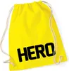 Huuraa Turnbeutel Hero Held 12 Liter Yellow Baumwolle Produktbild-Vorschau 1