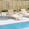 The Living Store Sonnenliege 199,5x62x55 cm Massivholz Produktbild-Vorschau 4