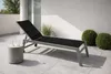 DEGAMO Gartenliege GIRONA extra hoch, Alu silbergrau Produktbild-Vorschau 2