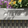 Outsunny Blumenkasten, Bewegliches Hochbeet Pflanzkasten Produktbild-Vorschau 8