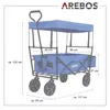 Carro de mano Arebos con toldo, color azul, 850 mm, 450 mm, Vista previa de la imagen del producto 9